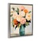 Stupell Industries Soft Hued Roses Vase Floating Frame, design by LSR Creative Studio